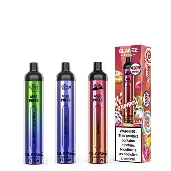Glamee Flow Disposable 16ML 4500 Puffs 2200mAh with Mesh Coil and Adjustable Airflow