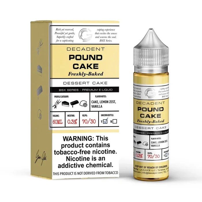 Glas – Basix Series – Poundcake 60ml