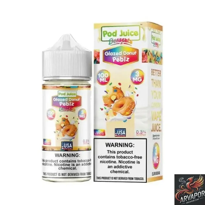 Glazed Donut Peblz – POD Juice Synthetic 100mL