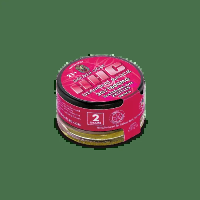 Golden Goat – HHC – Diamond Sauce – 1800mg – 2g – Watermelon Zkittles