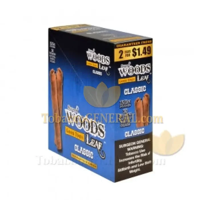 Good Times Sweet Woods Leaf Cigars 1.49 Pre-Priced 15 Packs of 2 Classic Cigars