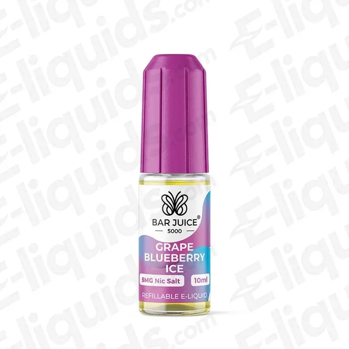 Grape Blueberry Ice Bar Juice 5000 Nic Salts