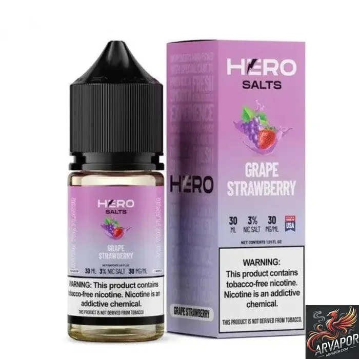 Grape Strawberry – Hero Salts Syn Nic 30mL