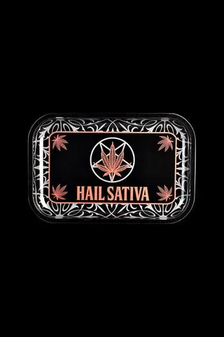 Hail Sativa Metal Rolling Tray