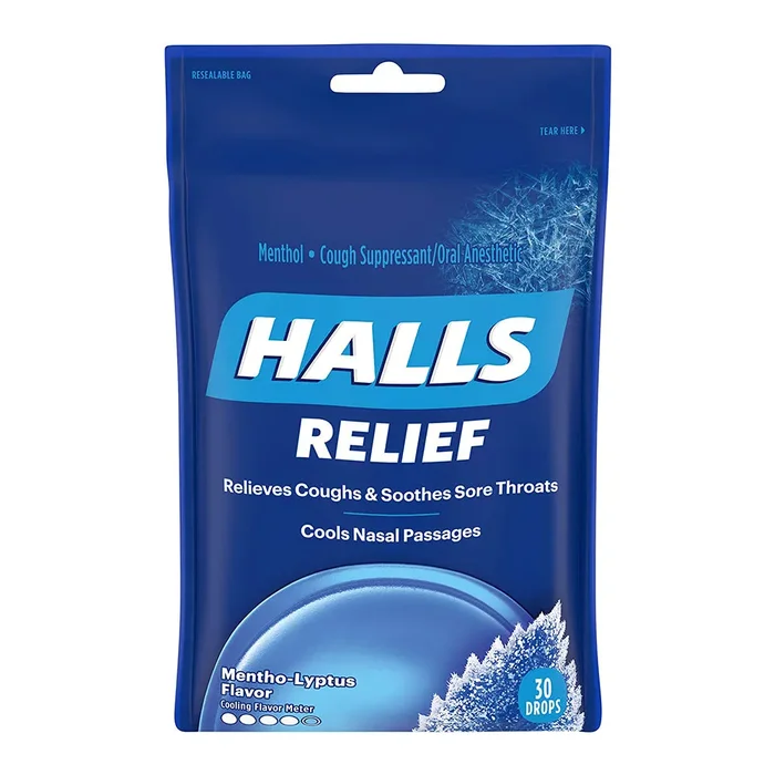 Halls Relief Menthol-Lyptus Cough Drops