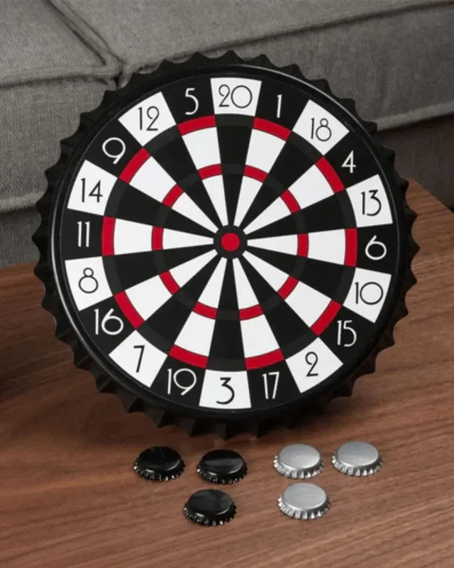 Harvey’s Bored Games – Magnetic Bottle Cap Darts