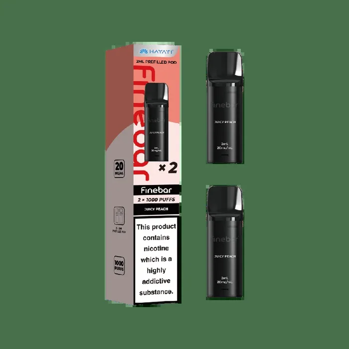 Hayati Finebar Prefilled Pods Juicy Peach