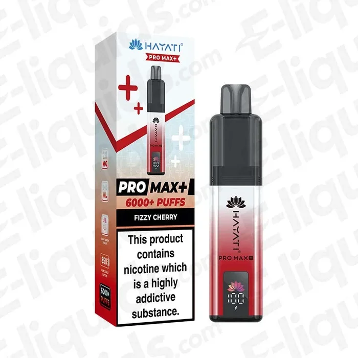 Hayati Pro Max 6K Fizzy Cherry Prefilled Pod System