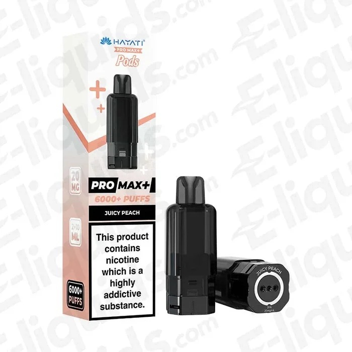 Hayati Pro Max Juicy Peach Prefilled Pod