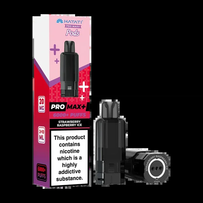 Hayati Pro Max+ Refill Pack with Strawberry Raspberry Ice