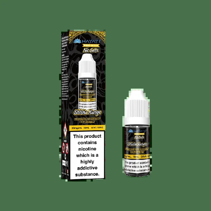 Hayati Pro Max Shisha Nic Salt E-Liquid Frozen Blueberry Raspberry