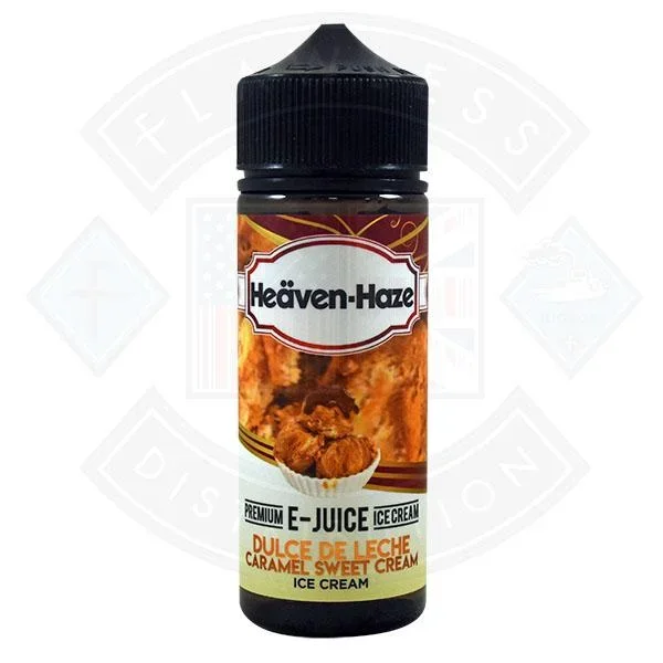 Heaven Haze Dulce De Leche Caramel Sweet Cream Ice Cream 0mg 100ml Shortfill Bottle