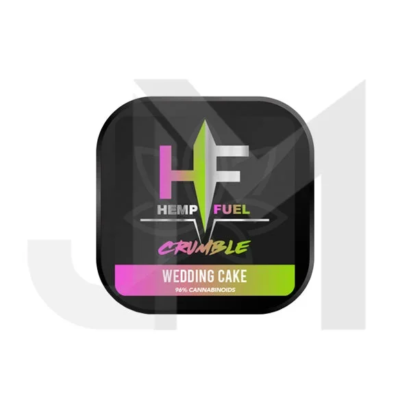 Hemp Fuel 85% Broad Spectrum CBD Crumble Wedding Cake – 1g
