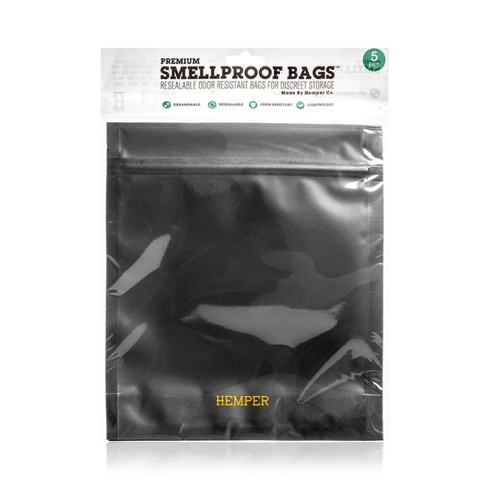 Hemper – Large Smell Proof bags – 5ct