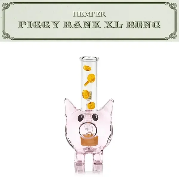 Hemper Piggy Bank XL Bong – 1 Count