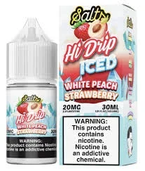 HI-DRIP SALT – WHITE PEACH STRAWBERRY ICE | 30ML
