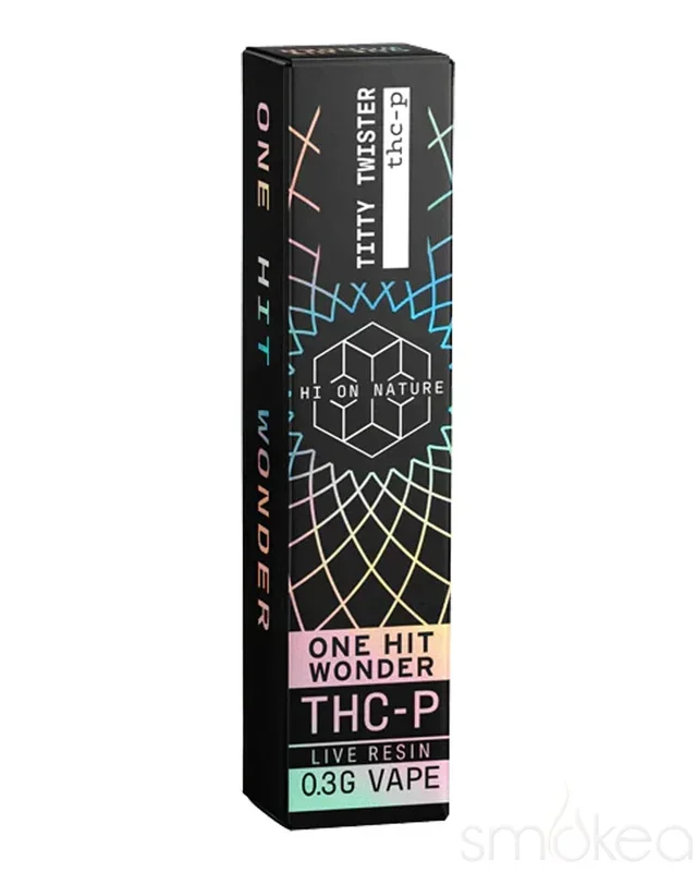Hi On Nature One Hit Wonder THCP Live Resin Vape – Titty Twister