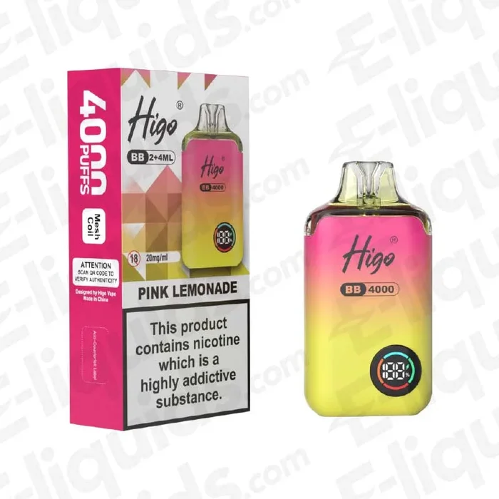 Higo BB 4000 Pink Lemonade Prefilled Pod Kit