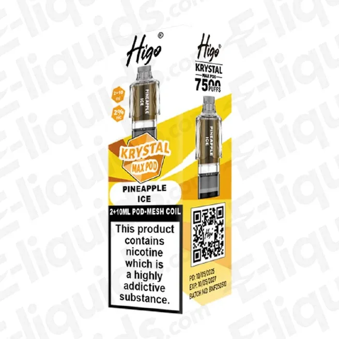 Higo Krystal Max Pineapple Ice Prefilled Pods