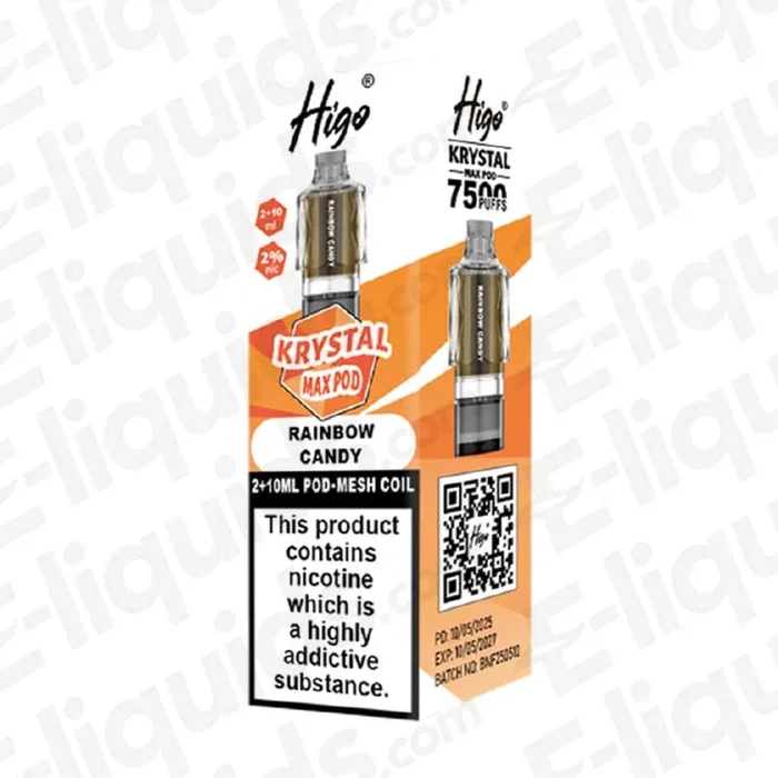 Higo Krystal Max Rainbow Candy Prefilled Pods