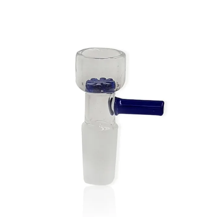 Honeybee Herb Green Line Snowflake Screen Bowl Piece – 14mm Male