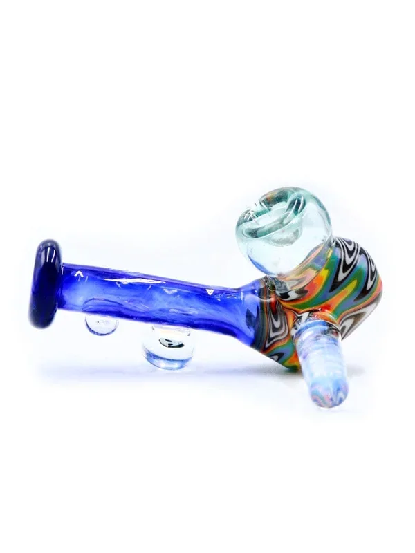 Hornsilver Glassworks – Jailhouse Rainbow Ghost Kickstand with Alien Millie Sherlock (6 “)