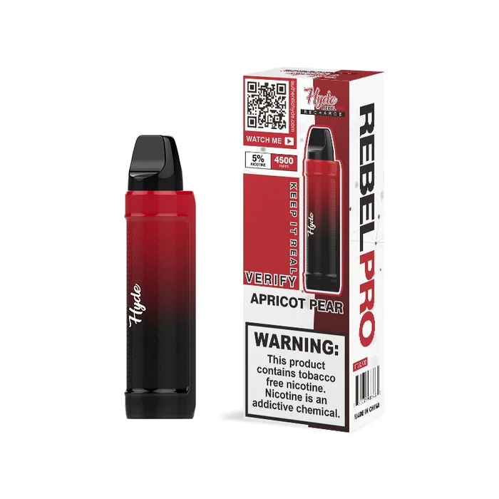 Hyde Rebel Pro (5000 Puffs) – Apricot Pear Flavor