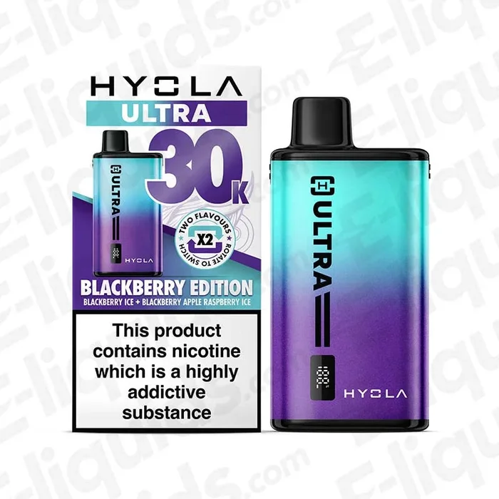 Hyola Ultra 30K Blackberry Edition Pre-Filled Pod System Kit