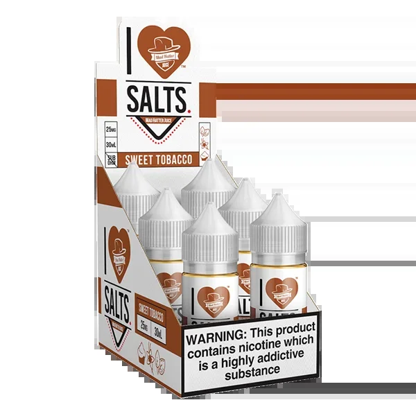 I Love Salts Sweet Tobacco 6-Pack E-Liquid