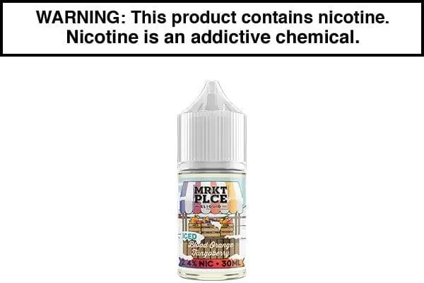 ICED BLOOD ORANGE TANGOBERRY BY MRKT PLCE SALTS 30ML
