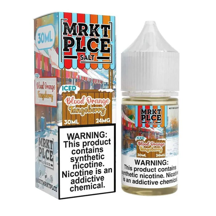 ICED Blood Orange Tangoberry SALT – MRKT PLCE – 30mL