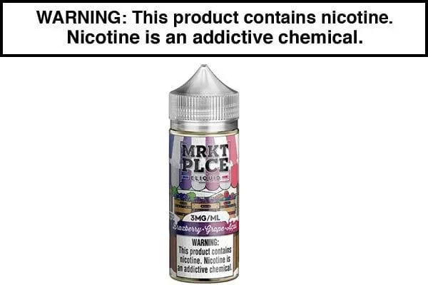 ICED BRAZBERRY GRAPE ACAI BY MRKT PLCE 100ML