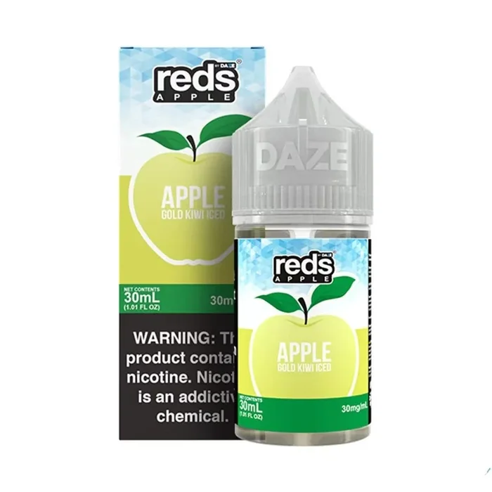 ICED Gold Kiwi – Reds Apple Salt – 7 Daze 30mL