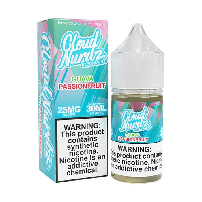 ICED Guava Passionfruit/Pink Guava Passion SALT – Cloud Nurdz – 30mL