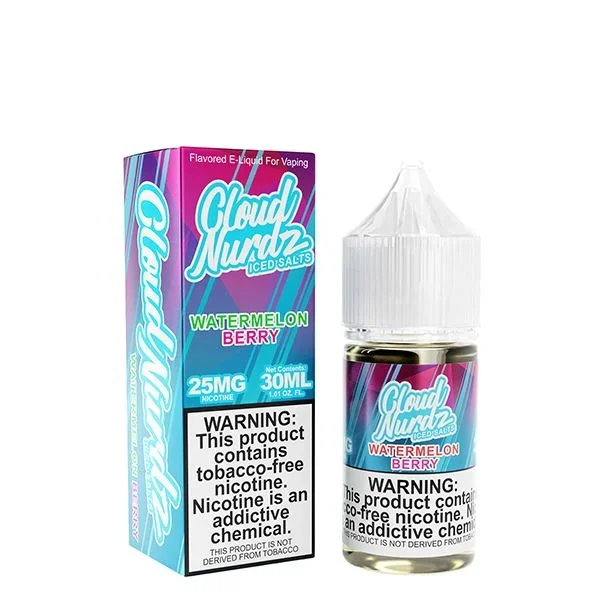 Iced Watermelon Berry by Cloud Nurdz TFN Salts 30mL