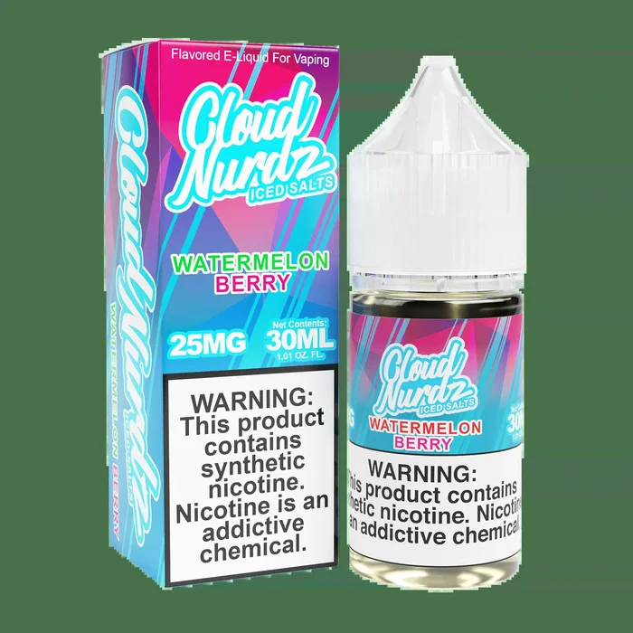 ICED Watermelon Berry SALT – Cloud Nurdz – 30mL