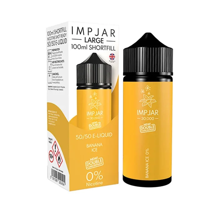 Imp Jar Large Banana Ice 100ml Shortfill