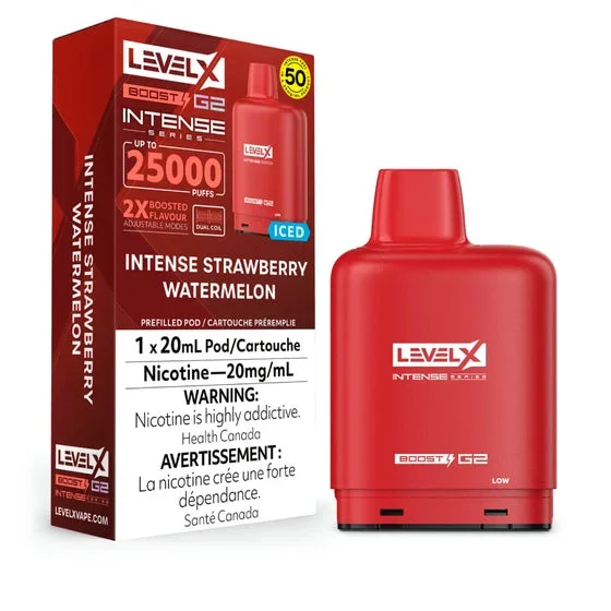 Intense Strawberry Watermelon Iced – Level X Intense Series Boost G2 Pod 25k