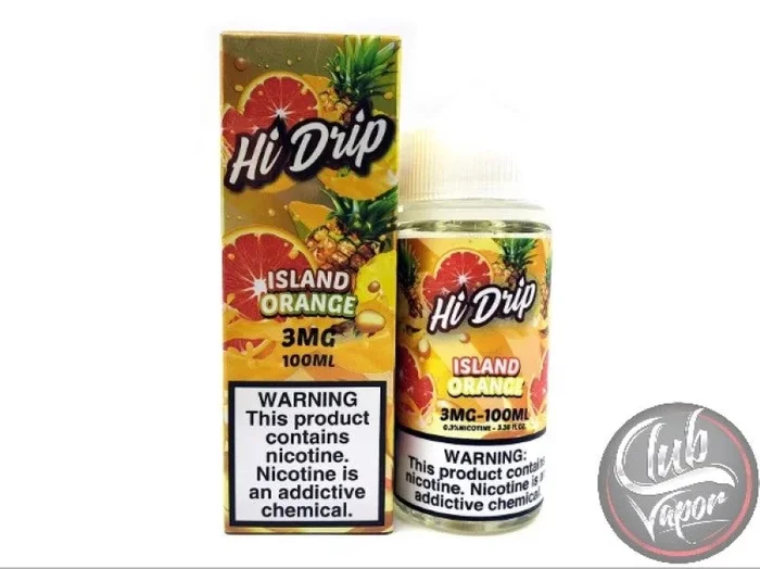 Island Orange 100mL E-Liquid by Hi-Drip E-Juice