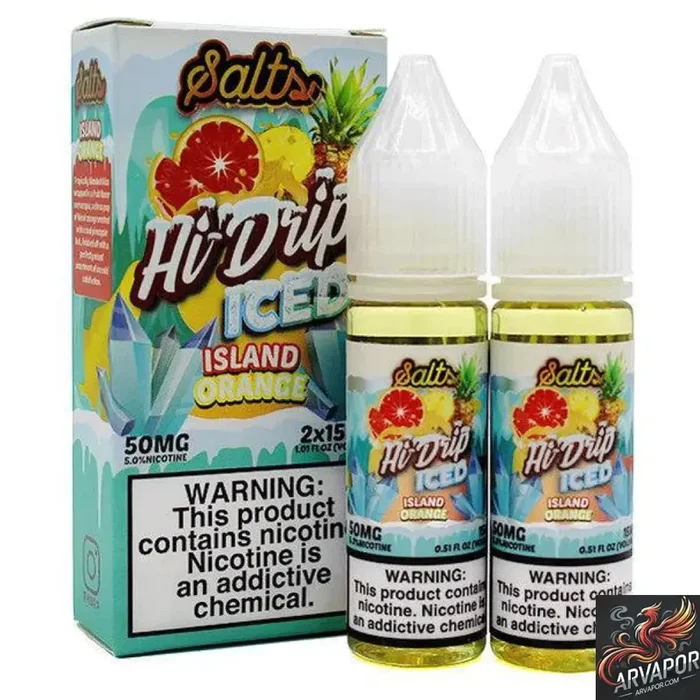 Island Orange Iced – Hi-Drip Iced Salts 30mL (2 x 15mL)