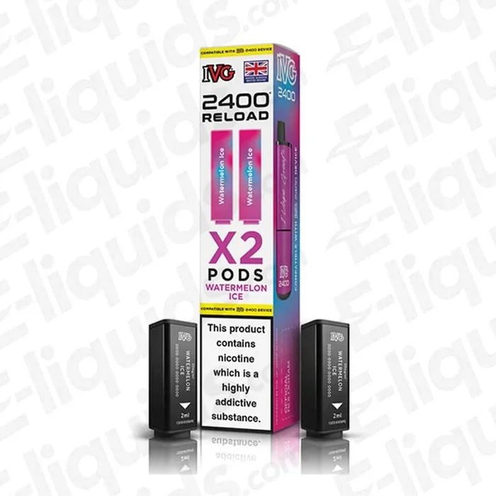 IVG 2400 2 in 1 Watermelon Ice Prefilled Pod