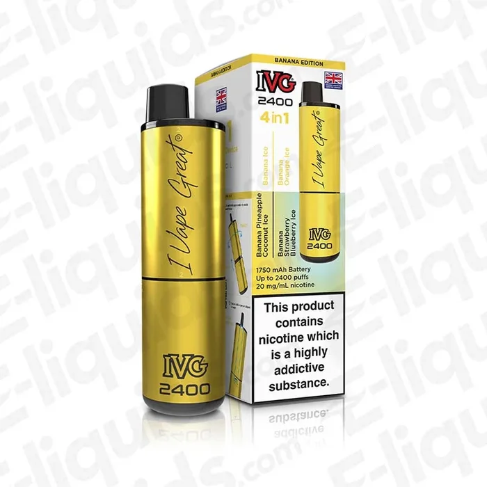 IVG 2400 4-in-1 Banana Edition Prefilled Pod Kit