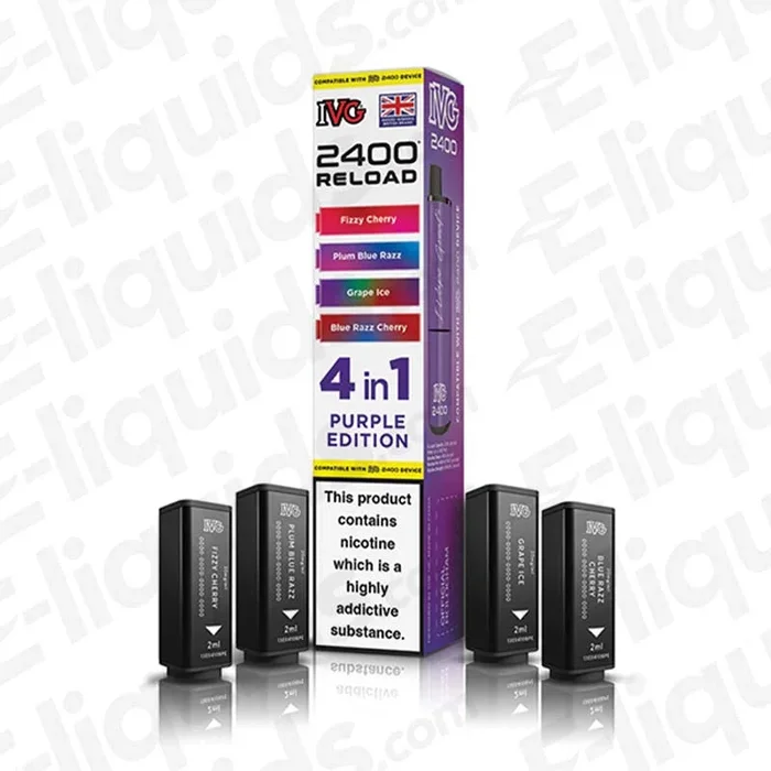 IVG 2400 4 in 1 Purple Edition Prefilled Pod