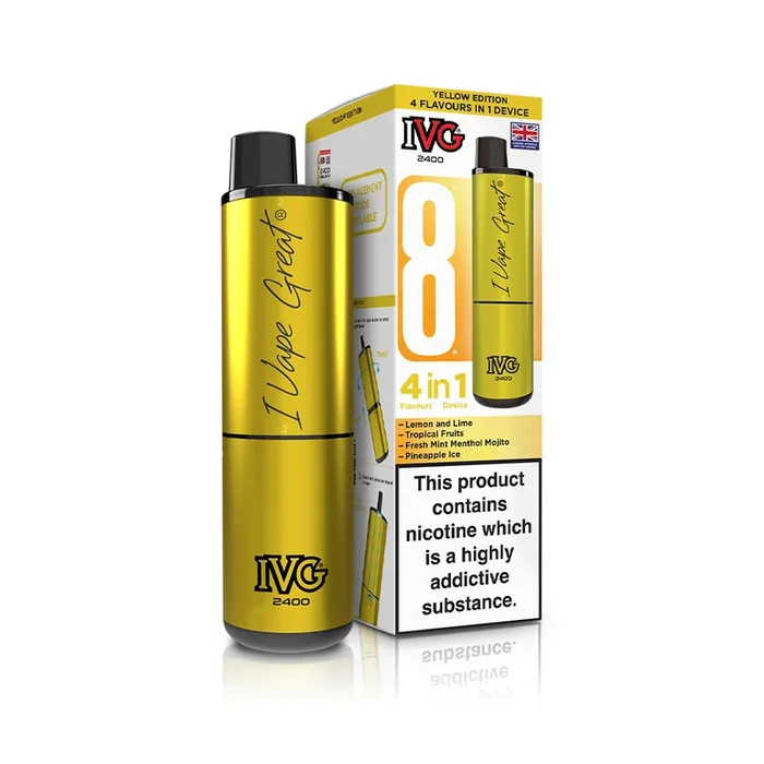 IVG 2400 4-in-1 Starter Kit Yellow Version