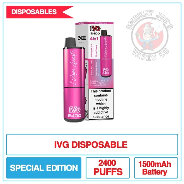 IVG – 2400 Disposable Vape – Multi Flavour – Special Edition