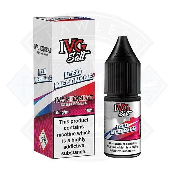 IVG Salt – Crushed Range – Iced Melonade 10ml E-Liquid