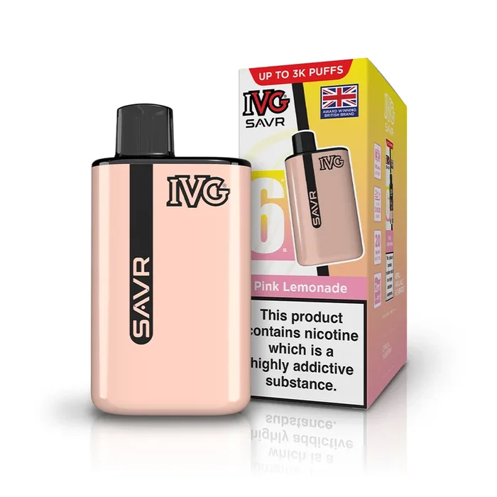 IVG SAVR 3000 Pink Lemonade Disposable Vape Kit