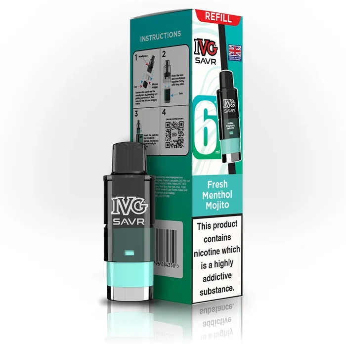 IVG SAVR Fresh Menthol Mojito Refill