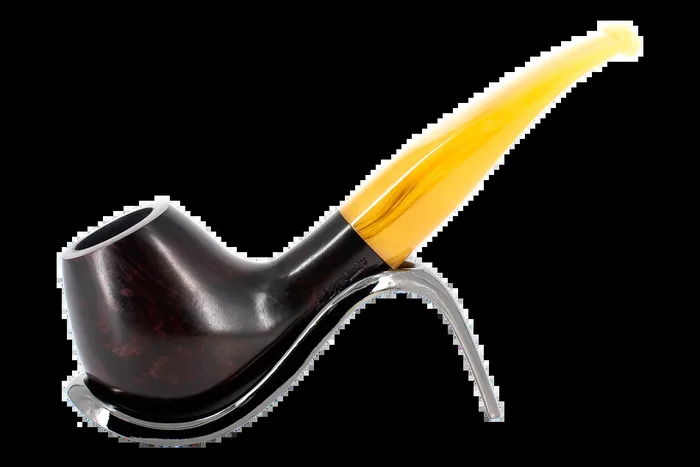 Jean Claude 9mm Yellow Tortoise Shell Briar Smoking Pipe – Shape 50