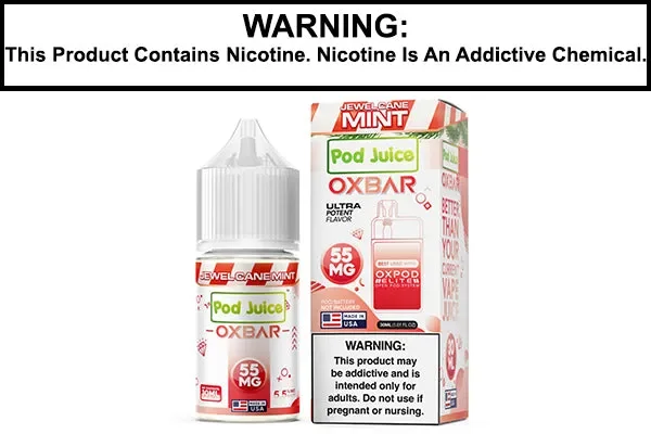 JEWEL CANE MINT BY OXBAR X POD JUICE SALT 30ML
